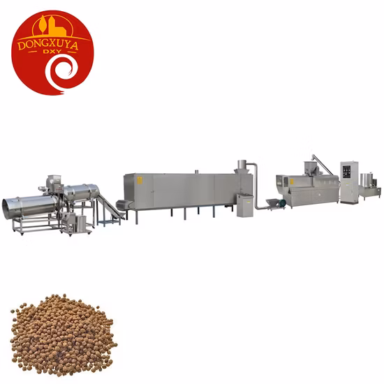 Floating Fish Extruded Food Feed Pellet Processing Equipment Plant