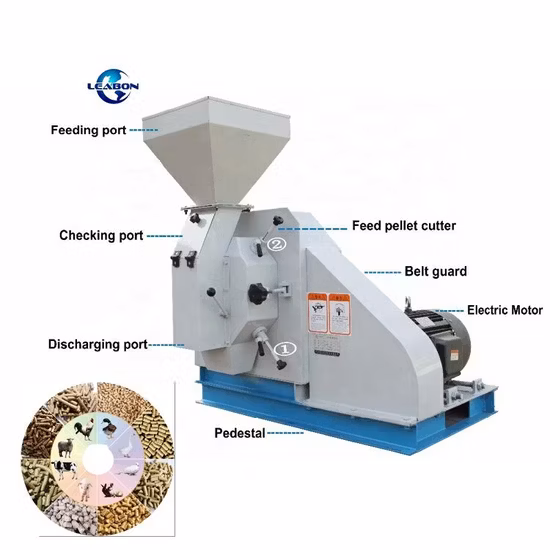 1t/H Poultry Farm Chicken Animal Feed Pellet Making Line Animal Feed Pellet Mill Plant