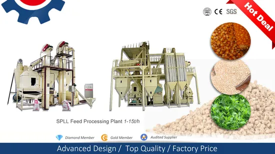 Small Animal Feed Pellet Production Line, Livestock/Poultry Feed Pellet Plant