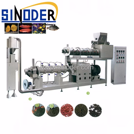 Animal Feed Pellet Machine Floating Fish Feed Extruder Poultry Feed Making Plant